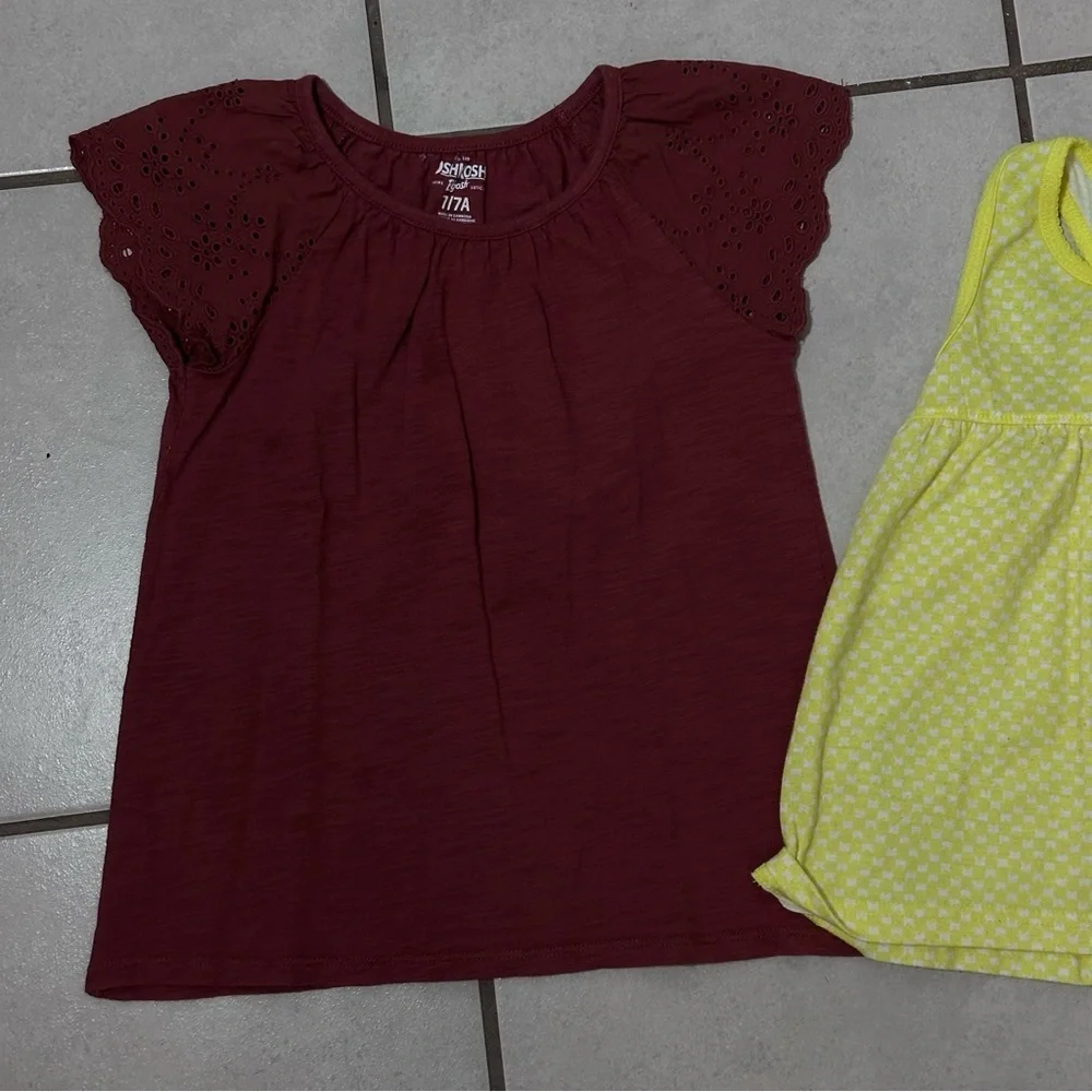 Oshkosh B’gosh & Carter’s Girls Kids Blouse tops size‎ 7.
